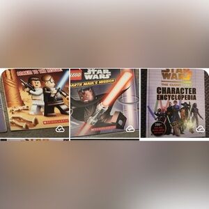 LEGO Star Wars & Star Wars Character Encyclopedia, lot of 3